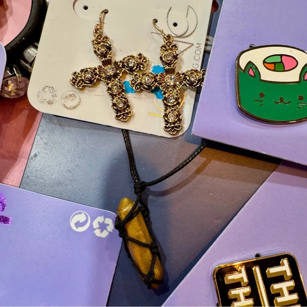 NWT Claire’s Dark Academia Goth Jewelry Lot - Picture 11 of 13